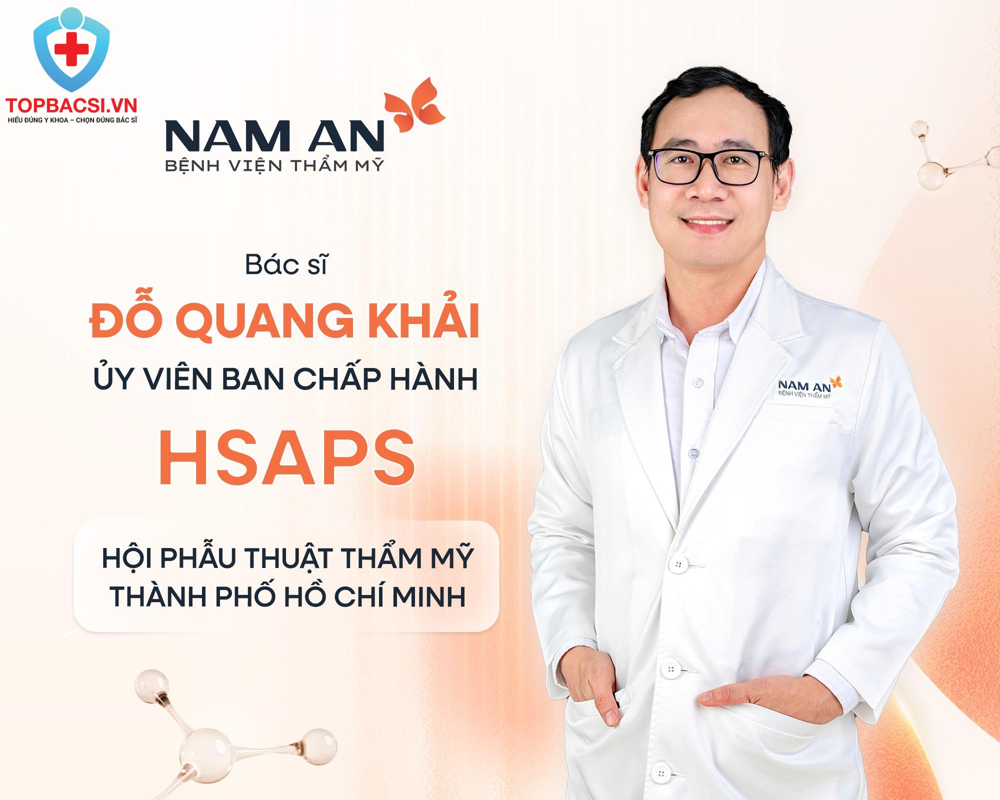 Bác sĩ Khải được tín nhiệm giữ vai trò Ủy viên Ban Chấp hành HSAPS