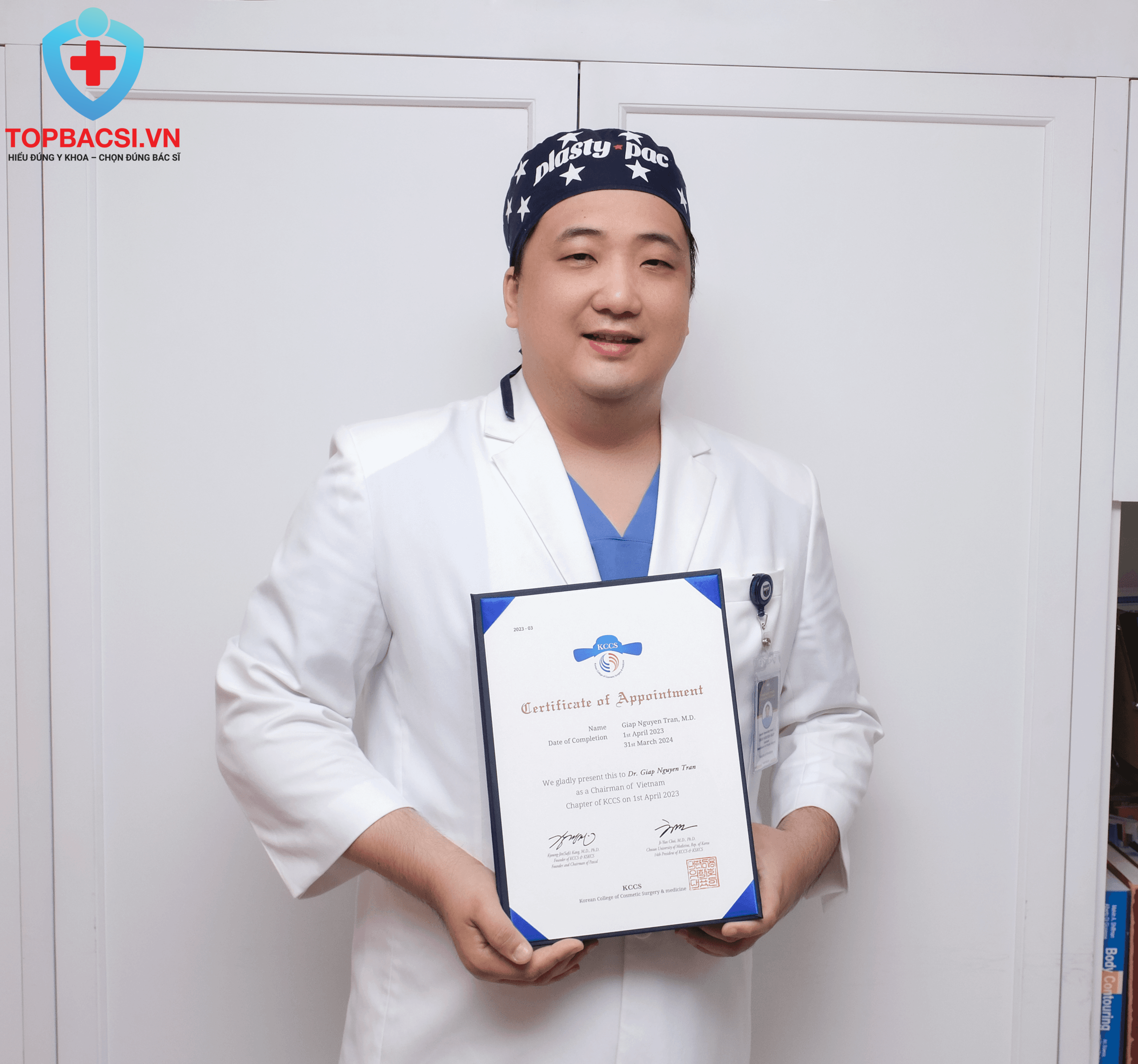 Các giấy phép mà BS Trần Nguyên Giáp đã đạt được