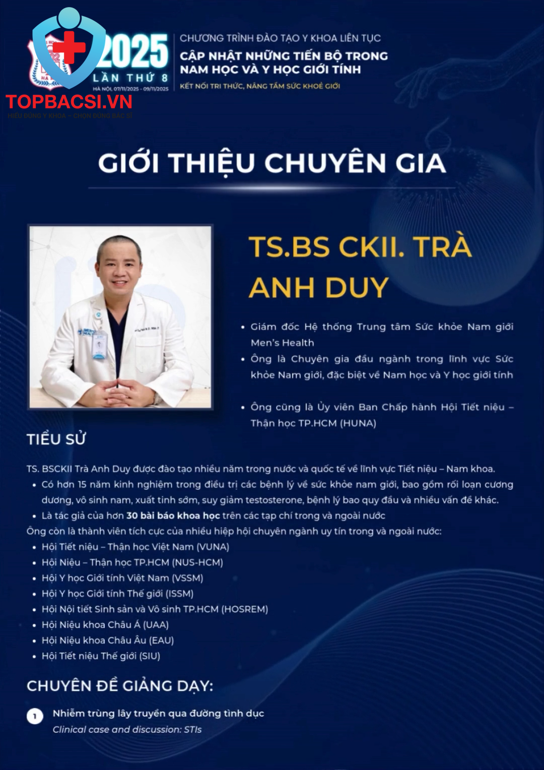 Bác sĩ Trà Anh Duy Chia Sẻ Kiến Thức Mới Trong Hội Thảo