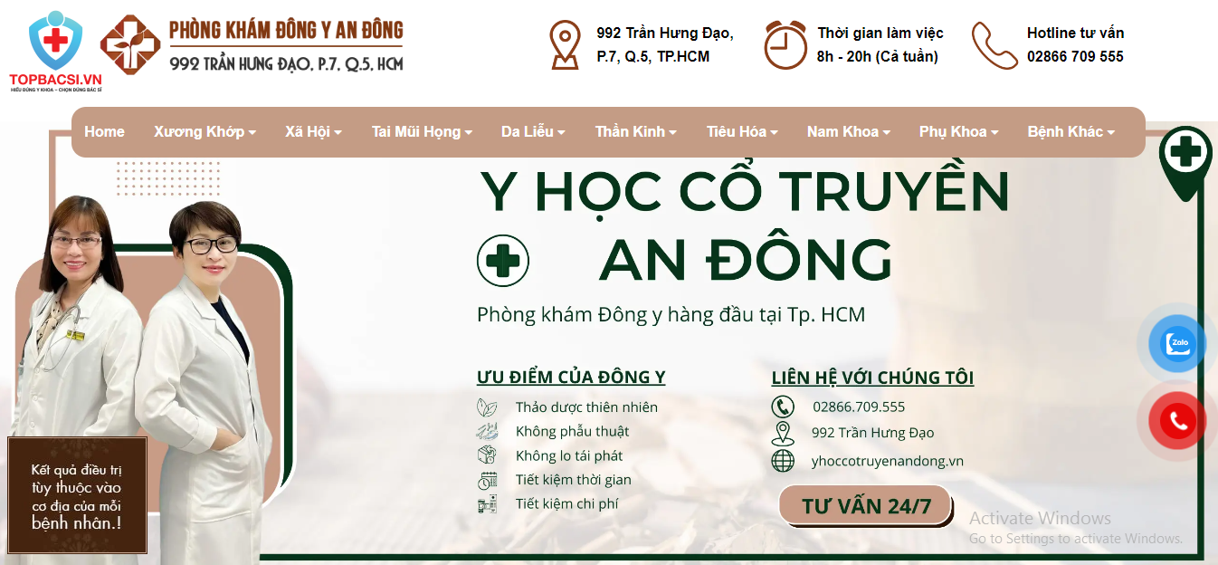 Phòng khám Y học Cổ truyền An Việt vi phạm