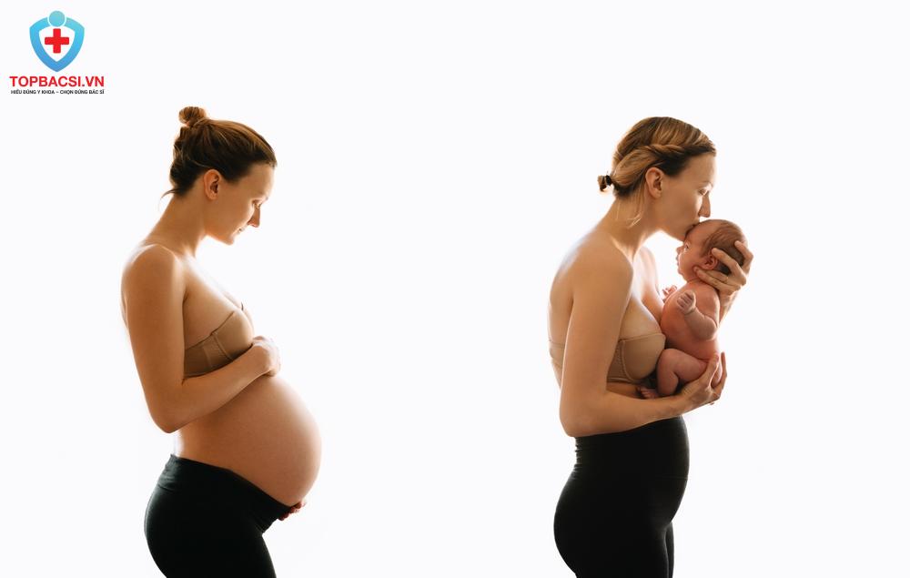 Sau sinh cơ thể người phụ nữ trải qua nhiều thay đổi rõ rệt, đặc biệt là vòng 1